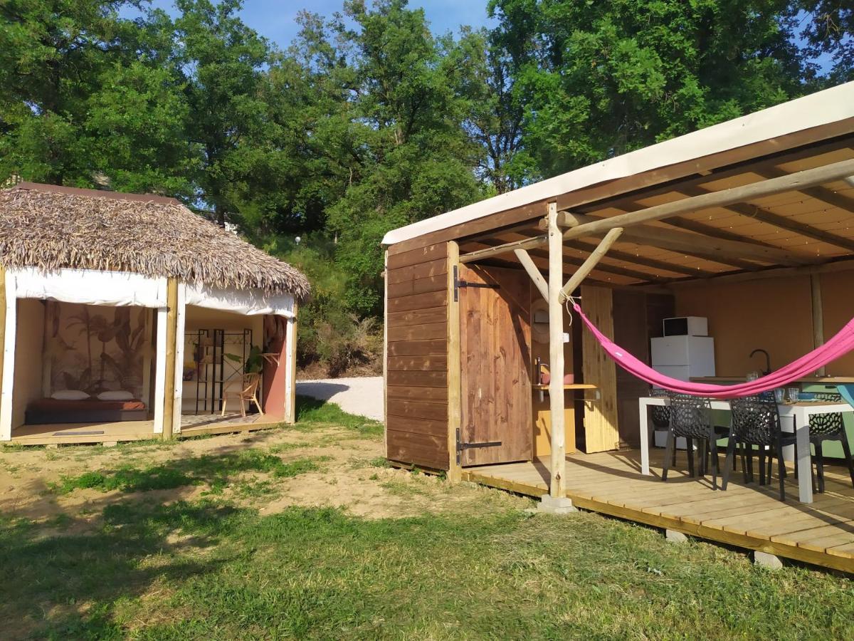 Camping Domaine De Senaud Albon Exterior foto